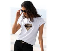 Kurzarmshirt VENICE BEACH Gr. 44/46, weiß Damen Shirts Bestseller (22039449-44) weiß