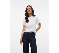 Vero Moda Damen T-Shirt VMPAULINA SS GA JRS NOOS Weiß XS