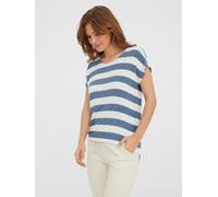 Vero Moda WIDE STRIPE S China Blue SNOW WHITE 10190017 (682809) Mehrfarbig S