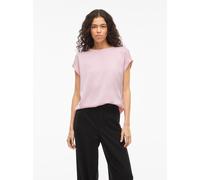 Vila "VIELLETTE S/S SATIN TOP - NOOS" Satin Optik (41904640-40) cherry blossom