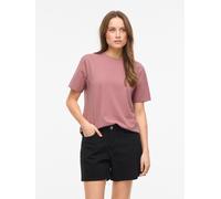 Kurzarmshirt VILA "VINORA S/S T-SHIRT - NOOS", Damen, Gr. L, rosa (nostalgia rose), Jersey, Obermaterial: 96% Baumwolle, 4% Elasthan, unifarben, regular fit normal, Rundhals, Shirts, Baumwollmischung,