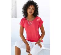 T-Shirt VIVANCE Gr. 48/50, orange (koralle) Damen Shirts (47975541-48) koralle