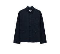 Kurzarmshirt WEEKEND OFFENDER "HYNDE OVERSHIRT. Herren", Jungen, Gr. L, navy, Softshell, 100% Baumwolle, normal normal, Rückenausschnitt, Shirts, Überhemd Herren, leichte Hemdjacke, Sportjacke, Jacken