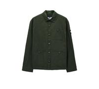 Kurzarmshirt WEEKEND OFFENDER "HYNDE OVERSHIRT. Herren", Jungen, Gr. M, schwarz forest, Softshell, 100% Baumwolle, normal normal, Rückenausschnitt, Shirts, Überhemd Herren, leichte Hemdjacke, Sportjac