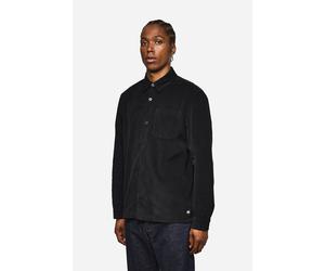 Kurzarmshirt WEEKEND OFFENDER "WELCH CORD OVERSHIRT. Herren", Jungen, Gr. XXL, schwarz, Cord, 99% Baumwolle, 1% Elasthan, normal normal, Rückenausschnitt, Shirts, Überhemd Herren, leichte Hemdjacke, F