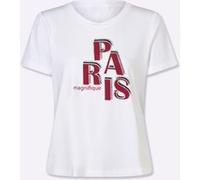 Kurzarmshirt weiß-erdbeere 44