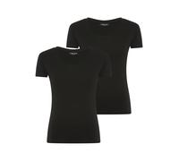 Kurzarmshirt YSABEL MORA, Damen, Gr. S, schwarz, Single Jersey, Obermaterial: 95% Baumwolle, 5% Elasthan, figurbetont hüftbedeckend, Rundhals, Shirts, mit Rundhals, elastisch, Baumwollmix, weich, Basi