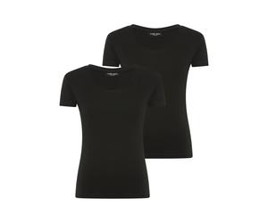 Kurzarmshirt YSABEL MORA, Damen, Gr. XL, schwarz, Single Jersey, Obermaterial: 95% Baumwolle, 5% Elasthan, figurbetont hüftbedeckend, Rundhals, Shirts, mit Rundhals, elastisch, Baumwollmix, weich, Bas