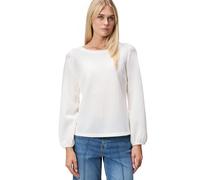 Kurzarmshirt ZERO "Damen mit Rundausschnitt", Damen, Gr. 38, eggnog, Jersey, Obermaterial: 98% Polyester, 2% Elasthan, Strukturmuster, figurbetont normal, Rundhals, eng elastischer Bund mit Gummizug, 