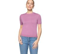 Kurzarmshirt ZERO "Damen mit Wellensaum", Damen, Gr. 42, rosa (smoky grape), Obermaterial: 60% Viskose 40% Cotton, unifarben, figurbetont normal, Rundhals, eng Bündchen, Shirts, Material (50969165-42)