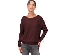 Kurzarmshirt ZERO "Damen strukturiert langarm", Damen, Gr. 36, mystic berry, Jersey, Obermaterial: 95% Polyester, 5% Elasthan, Strukturmuster, figurumspielend normal, Rundhals, weit, Shirts, Plain/ohn