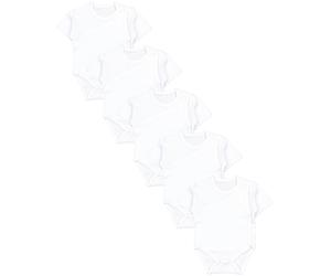 Kurzarmwickelbody TUPTAM "Wickelbody Baby Jungen Kurzarm Wickelbody 5er Set", Jungen, Gr. 80, N-Gr, lila (farbenmix 5), Obermaterial: 100% Baumwolle CO., Bodys (45961902-80) farbenmix 5