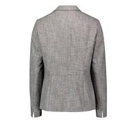 Kurzblazer BETTY BARCLAY "Damen langarm", Damen, Gr. 38, grau (grau melange), Obermaterial: 51% Viskose, 46% Polyester, 3% Elasthan. Futter: 100% Polyester, tailliert normal, Blazer Kurzblazer (606757