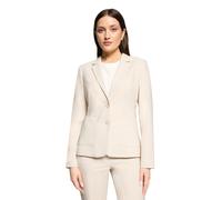 Kurzblazer BETTY BARCLAY "Damen langarm", Damen, Gr. 46, grau beige, Obermaterial: 86% Polyester, 14% Elasthan; Futter: 100% Polyester, tailliert normal, Blazer Kurzblazer (78417725-46) grau beige