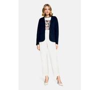 Kurzblazer BETTY BARCLAY "Damen mit aufgesetzten Taschen", Damen, Gr. 42, dunkelblau, Jersey, Obermaterial: 48% Viskose, 47% Polyester, 5% Elasthan, tailliert normal, Blazer Kurzblazer (15054269-42) d