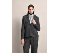 Kurzblazer BUGATTI, Damen, Gr. 40, schwarz, 50% Polyester, 30% Wolle, 10% Polyacryl, 5% Baumwolle, 5% sonstige Fasern, unifarben, normal, Blazer Kurzblazer, aus feinem Woll-Mix (72764869-40) schwarz