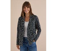 Kurzblazer CECIL, Damen, Gr. XXL (46), dried olive grün, Web, Obermaterial: 95% Baumwolle, 5% Elasthan. Futter: 100% Baumwolle, normal normal, V-Ausschnitt, abgesteppt, Blazer Kurzblazer, mit Leo-Must