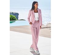 Kurzblazer HEINE "Blazer", Damen, Gr. 38, rosa (rosé), 96% Polyester, 4% Elasthan, Blazer Kurzblazer (11072108-38) rosé