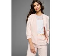 Kurzblazer LAURA SCOTT, Damen, Gr. 46, rosa, Obermaterial: 94% Polyester, 6% Elasthan. Futter: 100% Polyester, unifarben, figurbetont, Blazer Kurzblazer, mit sportiven Reißverschlusstaschen (79568302-