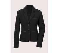 Kurzblazer MADELEINE "Blazer Blazer aus Struktur-Jersey", Damen, Gr. 34, schwarz, Obermaterial: 65% Polyester PES. 30% Viskose CV. 5% Elasthan EL., Modern, normal, Blazer Kurzblazer (60309829-34) schw
