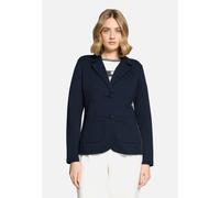 Kurzblazer BETTY BARCLAY "Damen mit aufgesetzten Taschen", Damen, Gr. 44, dunkelblau, Jersey, Obermaterial: 48% Viskose, 47% Polyester, 5% Elasthan, tailliert normal, Blazer Kurzblazer (15054269-44) d