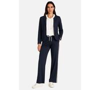 Kurzblazer mit aufgesetzten Taschen dunkelblau Damen