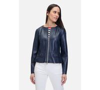 Betty Barclay Damen Kurzblazer mit Reißverschluss 36, dunkelblau