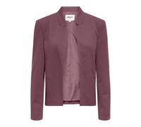 Kurzblazer ONLY "ONLEMILLIA LIFE L/S OPEN BLAZER CC TLR", Damen, Gr. 36, rose braun, Web, Obermaterial: 74% Polyester, 22% Viskose, 4% Elasthan, unifarben, regular fit normal, Blazer Kurzblazer, mit S
