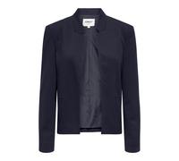 Kurzblazer ONLY "ONLEMILLIA LIFE L/S OPEN BLAZER CC TLR", Damen, Gr. 40, night sky, Web, Obermaterial: 74% Polyester, 22% Viskose, 4% Elasthan, unifarben, regular fit normal, Blazer Kurzblazer, mit St