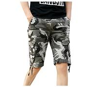 Kurze Cargo Hosen Männer Sommerschuhe Herren Kurze Hosen Herren Schwarz Kurze Hose Herren Stretch Herren Wanderhose Kurz Chino Hose Herren Cargo Short Herren Jogginghose Herren Kurz（1-Gray,40