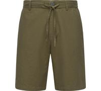 Kurze Chino-Shorts mit Bindeband "Harling" Dark Olive 36