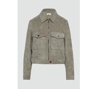 Kurze Cordjacke mit aufgesetzten Taschen 46 braun 2156619.8530.46