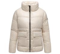 Kurzjacke NAVAHOO "Eispracht 14", Damen, Gr. S (36), beige (cream), Obermaterial: 100% Polyester, Innenfutter: 100% Polyester, Wattierung: 100% Polyester, Ärmelfutter: 100% Polyester, modisch, gerade 