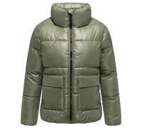 Kurze Damen Winter Steppjacke "Eispracht 14" Olive Leaf XXXL