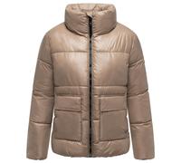 Kurze Damen Winter Steppjacke "Eispracht 14" Taupe Grey L