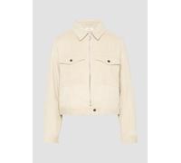 Kurze Feincordjacke mit aufgesetzten Taschen 42 Beige 2160119.8100.42