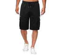 Kurze Hose Herren Cargo, Sport Shorts Herren mit Taschen Kurze Hose Jungen Herren Basic Jogginghose Sommer Locker Bermuda Shorts Herren Oversize Lässig Kurze Hose M-3XL