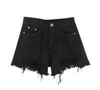 Kurze Hosen Damen Sommer, Sommer Hosen Damen Locker, Jeans Shorts Kurze Hose Bermuda Jeansshorts High Waist Jeansshort Zerrissene Casual Denim Sommershorts Ripped Hotpants Mit Taschen