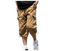 Kurze Hosen Herren Sommer Atmungsaktiv Stretch Shorts Herren Herren Sommer Freizeit Chino Herrenshorts Sommer Chino Shorts Hosen Stretch Jogger Cargo Shorts Chino Shorts Cargohose Kurz Sommerhose F. Männer