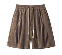 Kurze Hosen Herren Stretch Boxer Surf Schwarz Übergröße Seersucker 7XL Farbwechsel Schlafanzug Sportbadehose Lockere Strick Eingriff Baumwollhosen Lower Premium Active Unter Sakko Rise