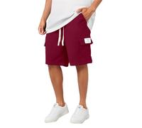 Kurze Hosen Herren, Sweatshorts Herren, Shorts Sommer Freizeit Stretch Elastische Taille Mit Taschen Fashion Arbeitshose Jogginghose Kurz Mit Gummizug Leichte Sommer Shorts In Lockere Passform