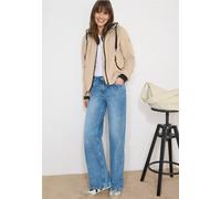 Kurzjacke CECIL, Damen, Gr. XXL (46), crispy camel, Stoff, Obermaterial: 55% Polyester, 33% Baumwolle, 12% Nylon. Futter: 100% Polyester, unifarben, comfort fit normal, ohne Ausschnitt, Rippbündchen,