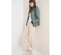 Kurzjacke CECIL, Damen, Gr. XL (44), kelp grün, Stoff, Obermaterial: 55% Polyester, 33% Baumwolle, 12% Nylon. Futter: 100% Polyester, unifarben, comfort fit normal, ohne Ausschnitt, Rippbündchen, Jack