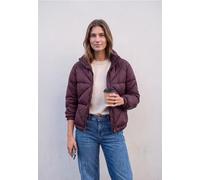 Steppjacke STREET ONE STUDIO, Damen, Gr. 36, very berry, Stoff, Oberstoff: 100% Polyester. Futter: 100% Polyester. Füllung: 100% Polyester, unifarben, regular fit kurz, hoch geschlossener Ausschnitt,