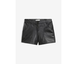 Kurze Lederimitat-Shorts 48