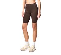 Merry Style Damen Sport Leggings kurz Sportleggings Radlerhose Sporthose aus Baumwolle MS10-200 (Braun, M)
