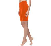 Merry Style Damen Sport Leggings kurz Sportleggings Radlerhose Sporthose aus Baumwolle MS10-200 (Rost,S)