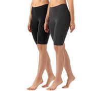 Kurze Leggings aus Viskose MS10-145 (2er Pack) Schwarz/Graphite (2Pack) M M Schwarz/Graphite (2Pack)