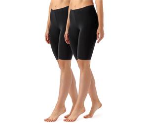 Kurze Leggings aus Viskose MS10-145 (2er Pack) Schwarz/Schwarz (2Pack) M M Schwarz/Schwarz (2Pack)