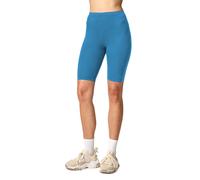 Merry Style Damen Sport Leggings kurz Sportleggings Radlerhose Sporthose aus Viskose MS10-145 (Blau, L)